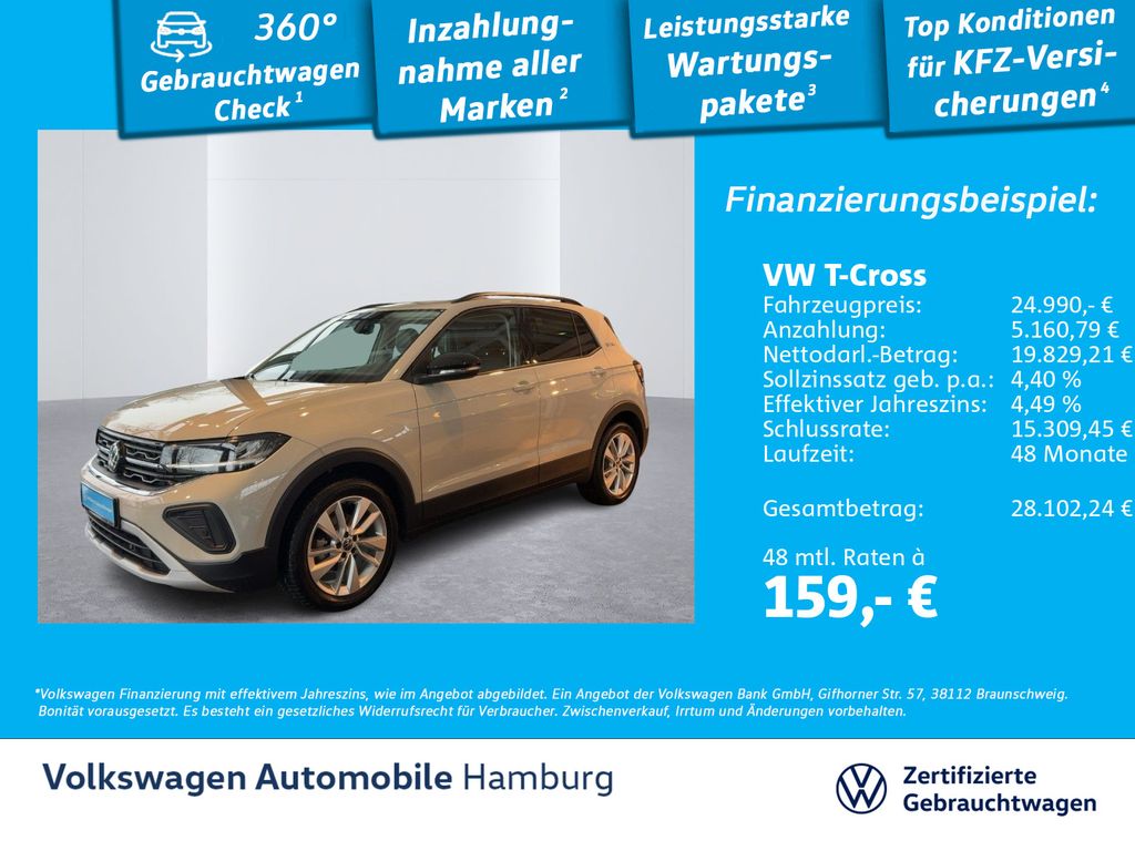 T-Cross 1.0 TSI DSG Goal Rückfahrkamera Ganzjahr