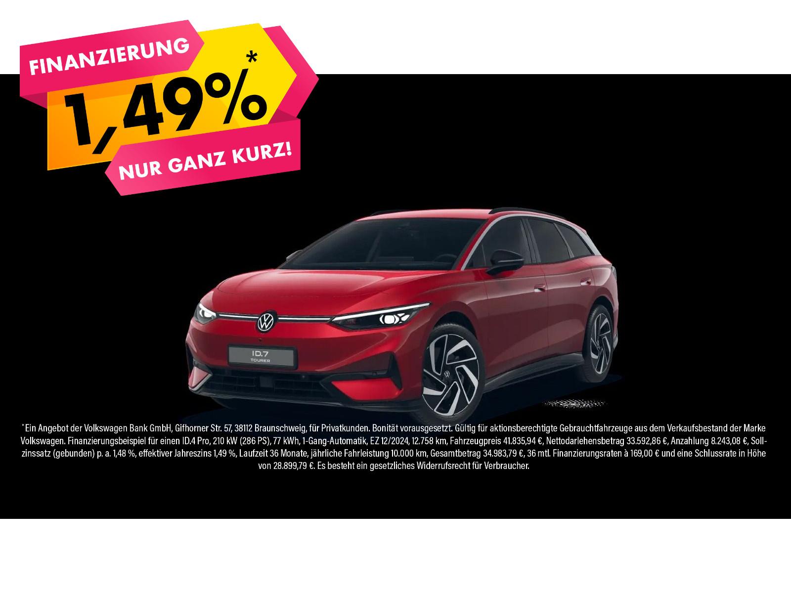 Volkswagen ID.7 Tourer PRO NAVI AHK KAMERA KLIMA SHZG