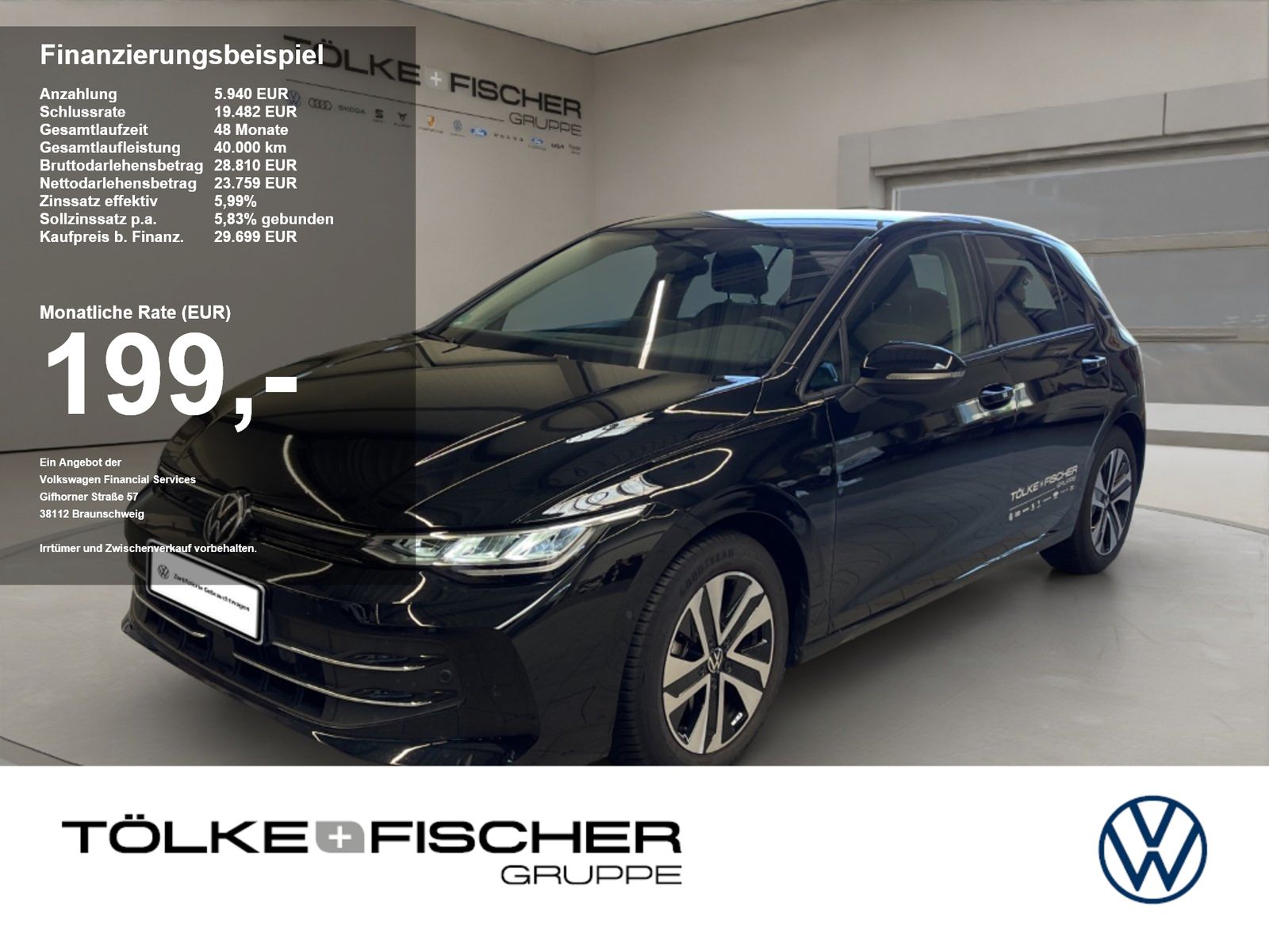 Volkswagen Golf VIII 1.5 eTSI 85 kW Energy ACC AUT Kam. LED foto 1