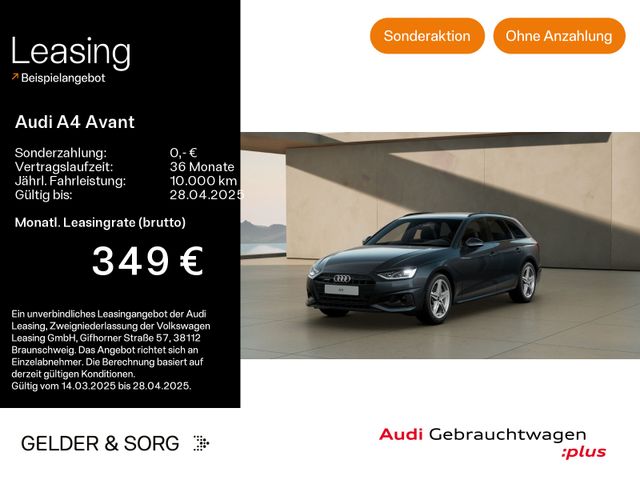 Audi A4 Avant Advanced 40 TDI qu. Optik Schwarz*RFK