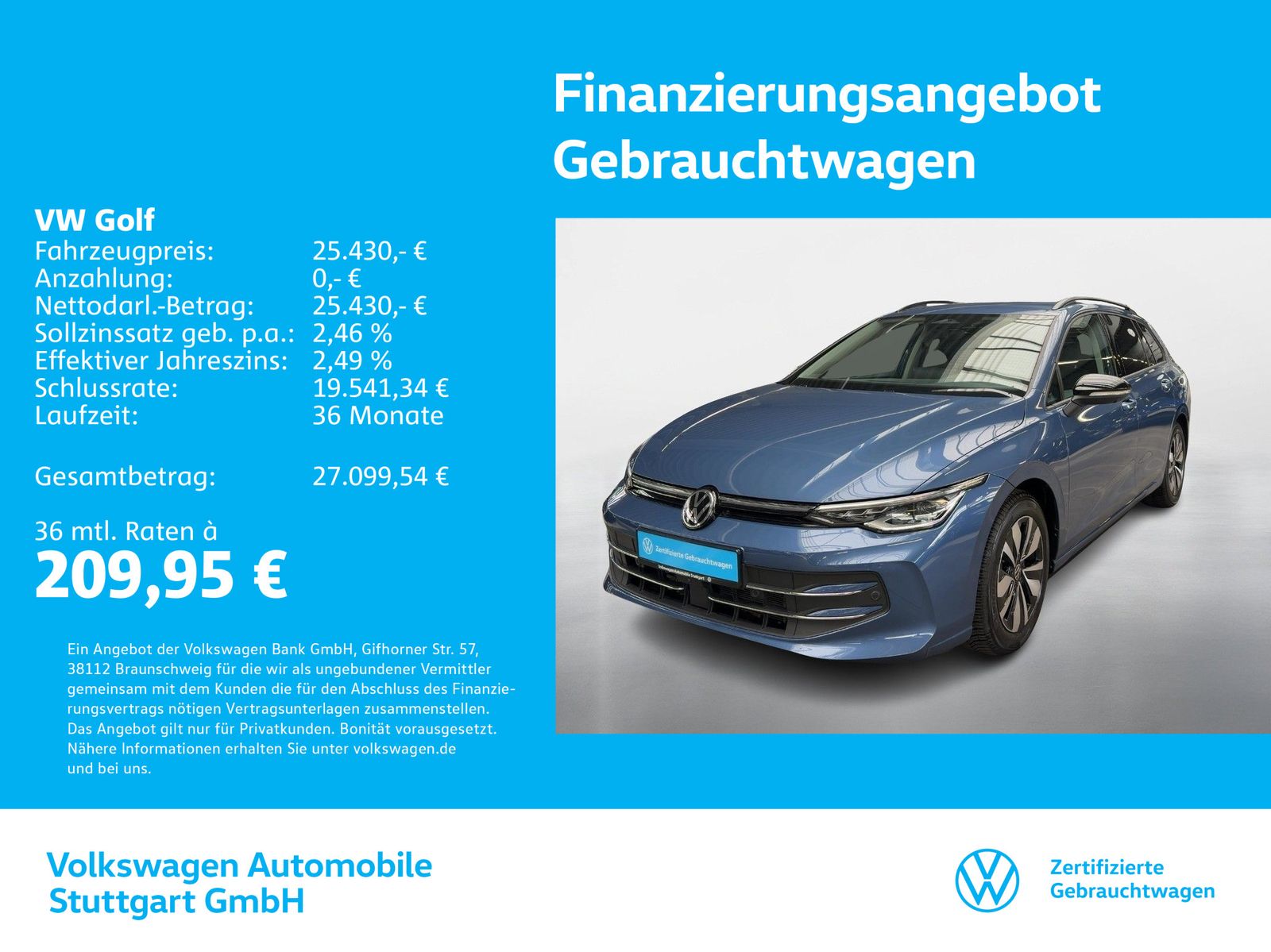 Volkswagen Golf 8 Variant Goal 2.0 TDI DSG Navi AHK Kamera foto 1