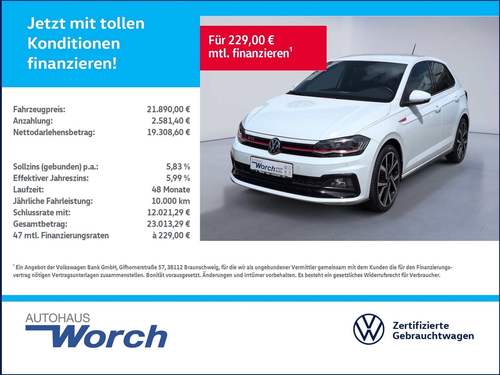 Polo GTI 2.0 TSI DSG NAVI+SHZ+CLIMATRONIC