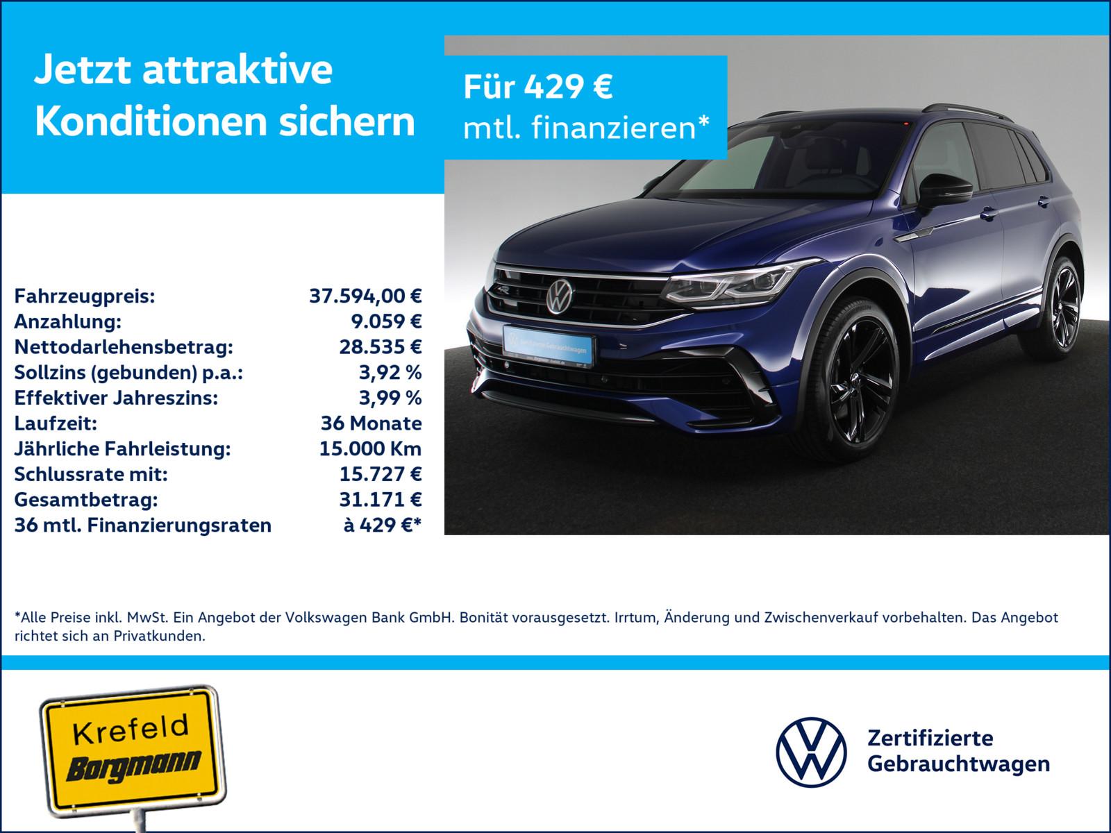 Volkswagen Tiguan 2.0 TDI R-Line 4Motion AHK MATRIX-LED ACC