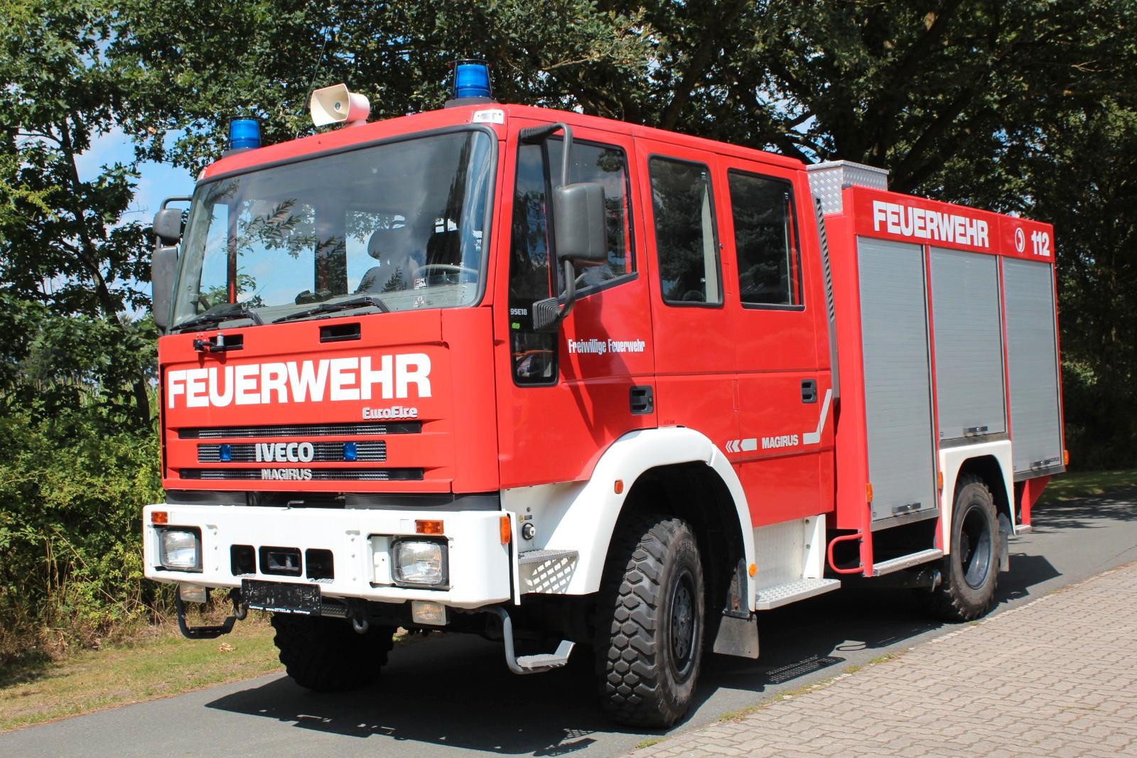 Iveco 95 E 18 4x4 Single Bereift  Feuerwehr LF 8/6