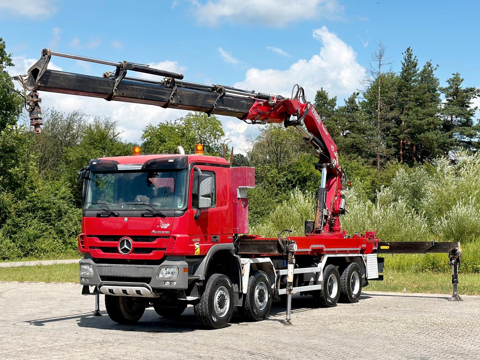 Mercedes-Benz ACTROS 4146 * FASSI F600A + FUNK * 8x8 !!