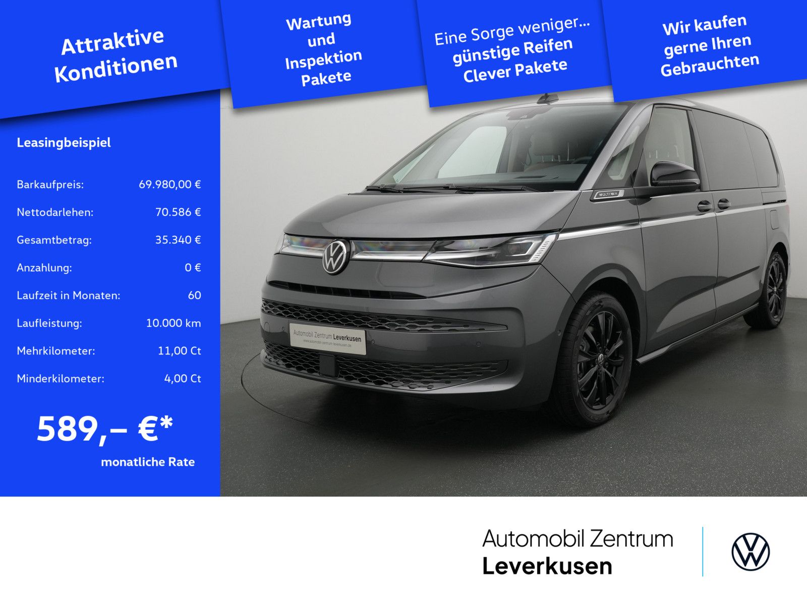 Volkswagen T7 Multivan Style 7-SITZE KAM ACC SHZ MEMORY PDC