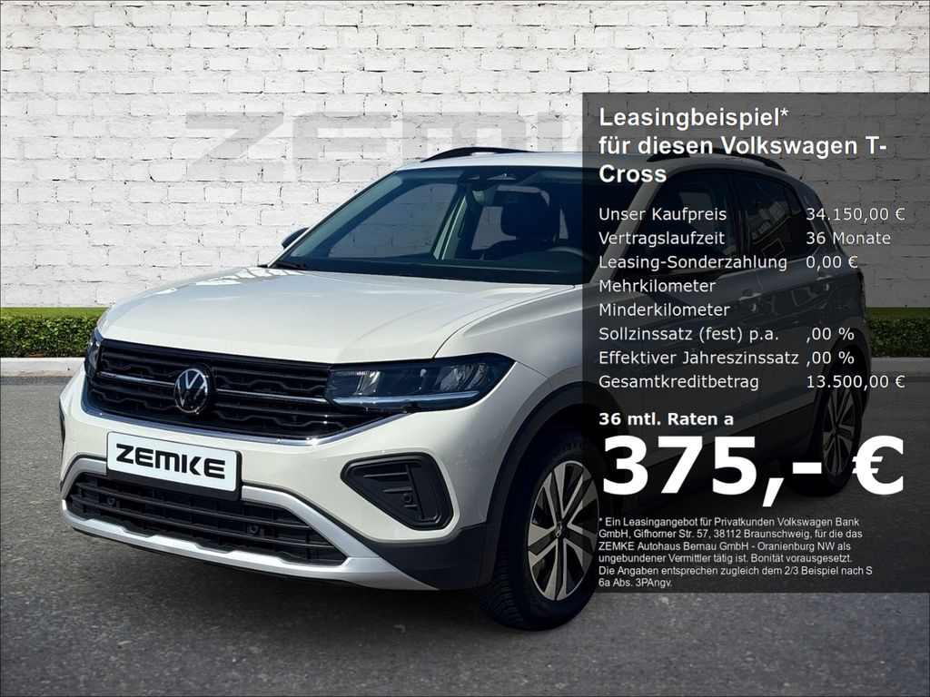 T-Cross ENERGY 1.0 l TSI DSG AHK-abnehmbar