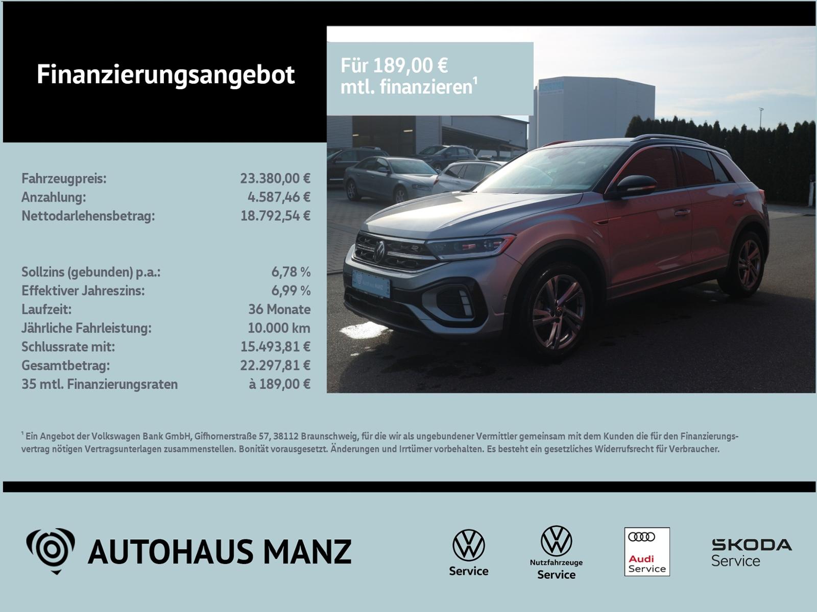 Volkswagen T-Roc 1.0 TSI R-Line KLIMA LED NAVI ALU