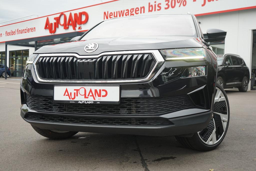 Skoda Karoq 2022 г. Чёрный, пробег 52477 км