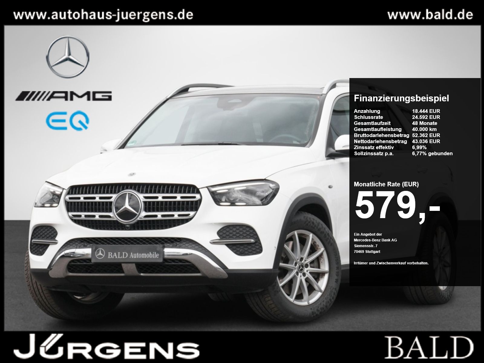 Mercedes-Benz GLE 350 de 4M Pano HUD AHK MBeam Ambiente Cam 19 foto 1