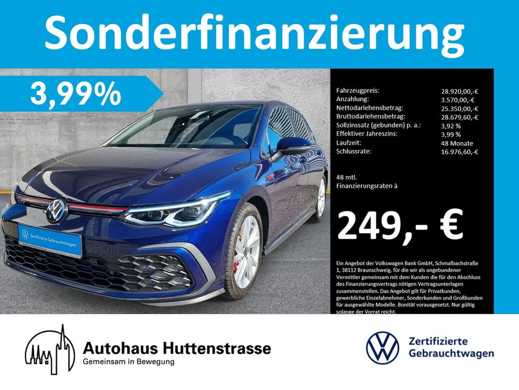 Volkswagen Golf VIII GTI DSG LED+ APP PRIVACY ACC SHZ