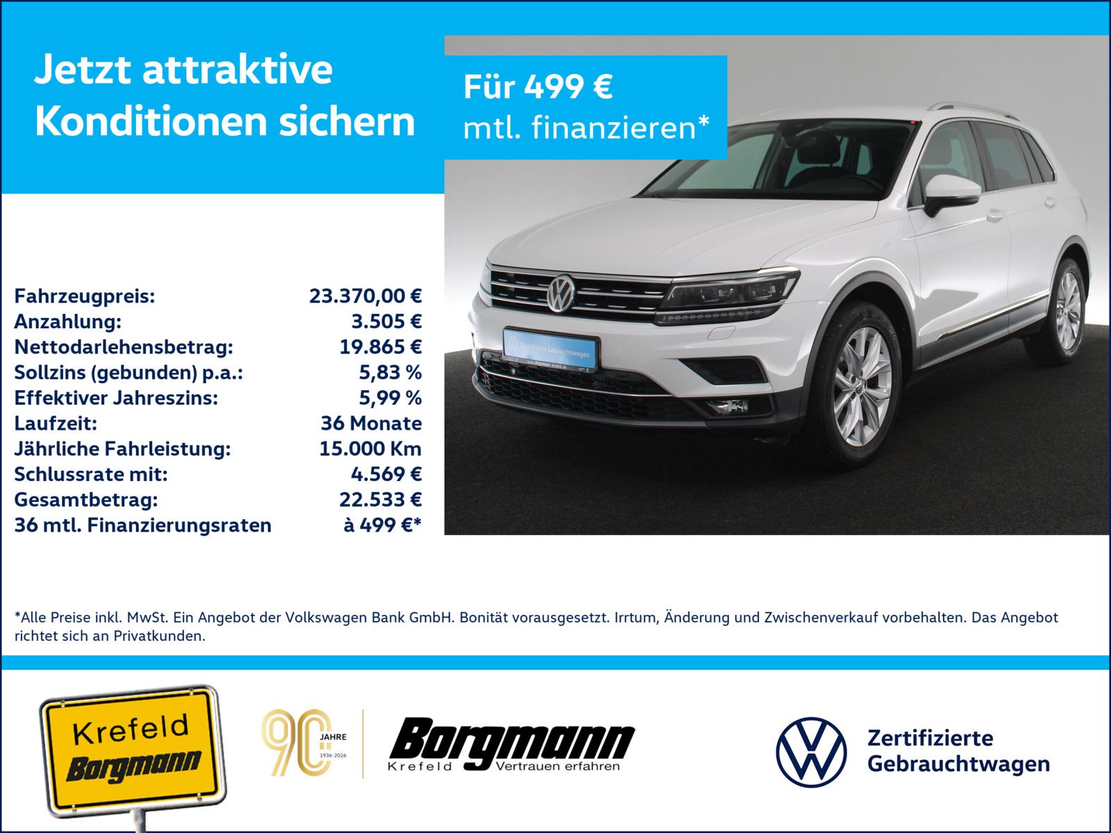 Volkswagen Tiguan 2.0 TSI BMT Highline 4Motion LED AID ACC