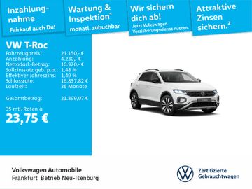 Volkswagen T-Roc GOAL 1.0 TSI 6-Gang NAV LED SHZ ACC APP