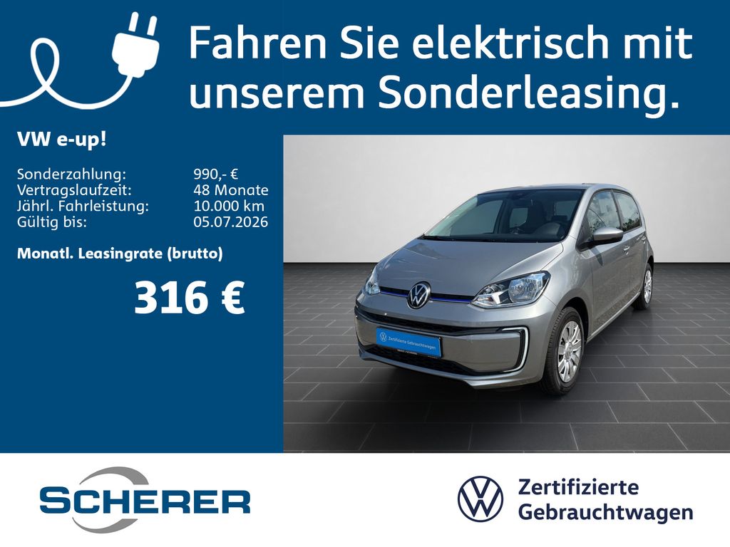 Volkswagen e-up! 32 kWh Kamera+PDC+Klima+DAB
