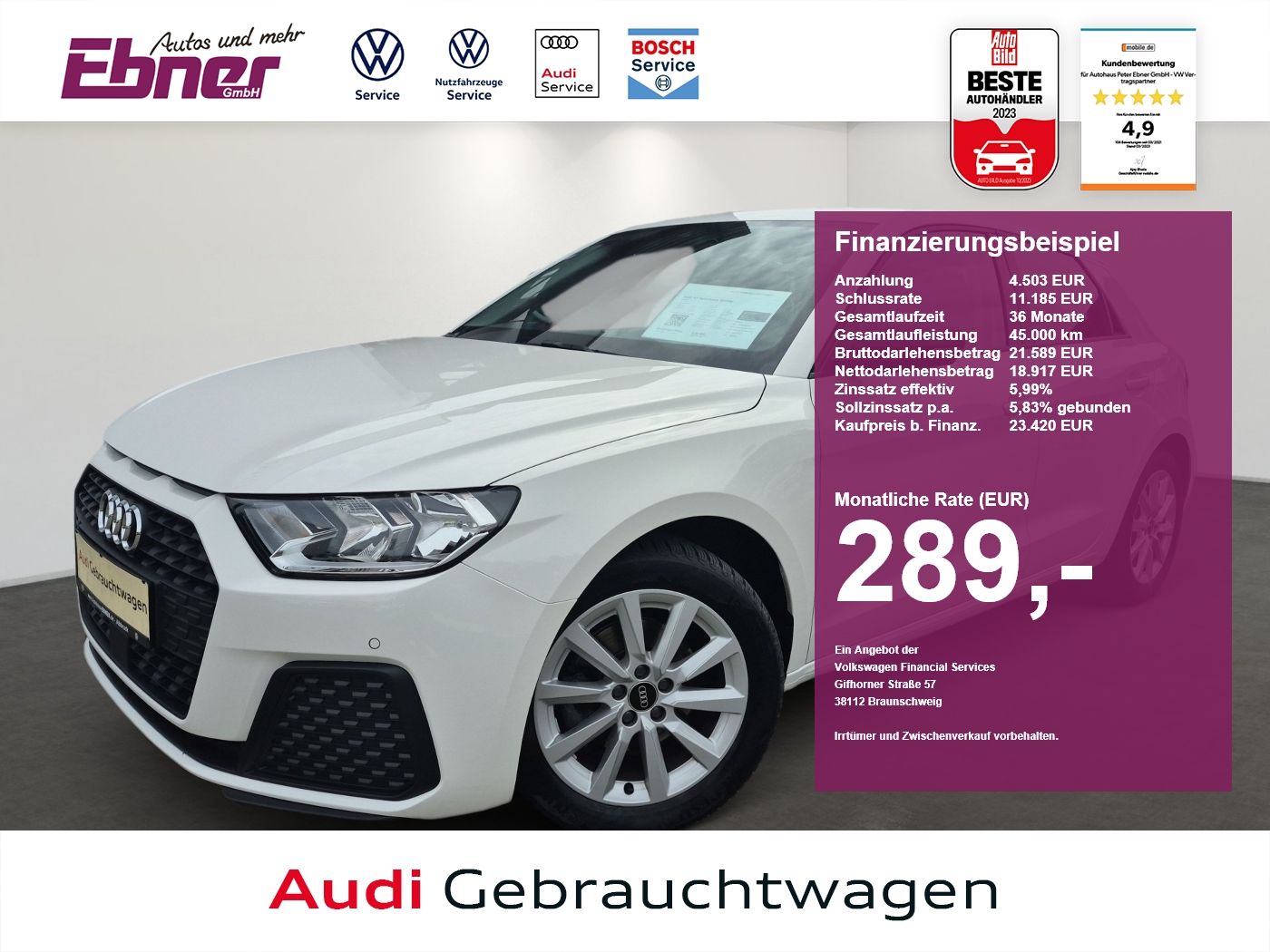 Audi A1 Sportback 30TFSI DSG NAVI+SITZHZG+KEYLESS+AC-