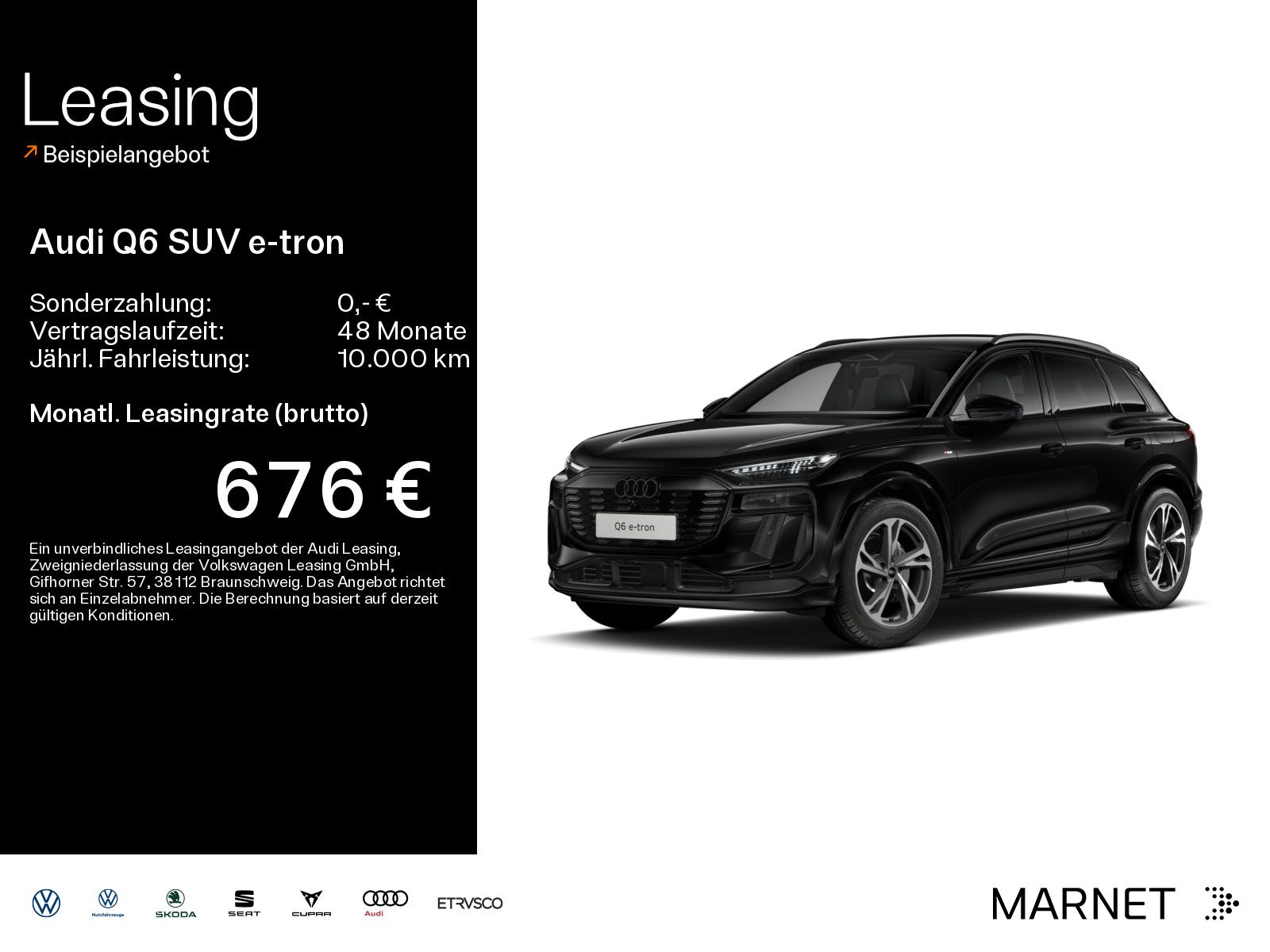 Audi Q6 SUV e-tron performance 225 kW