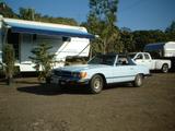 Mercedes-Benz 450SL W107 - blaue Mercedes-Benz SL 450