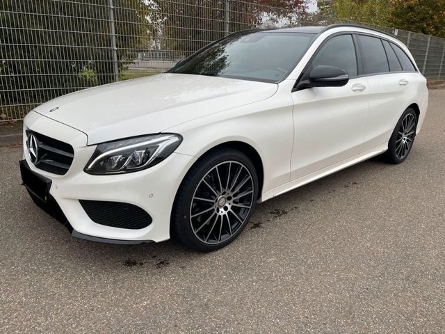 MERCEDES-BENZ C400 T 4Matic AMG Line designo PANO gepflegt!