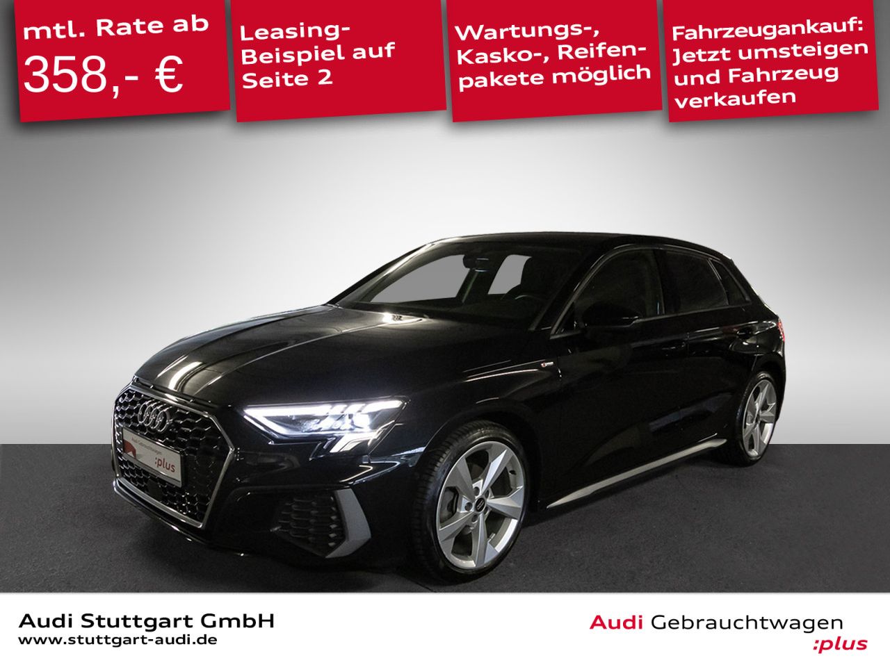 Audi A3 Sportback 35 TFSI S line LED virtCo SHZ PDC+