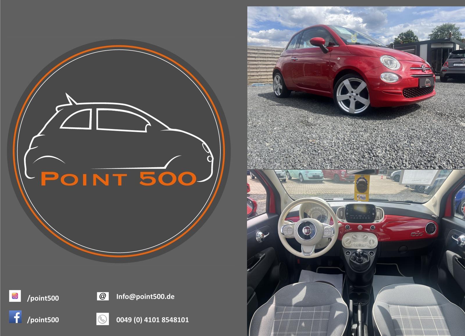 Fiat 500 LOUNGE/PANO/KLIMA/RIESENAUSWAHL AN FIAT500!!