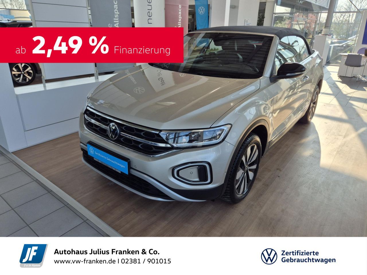Volkswagen T-Roc Cabriolet Style GOAL AHK KAMERA NAVI LM foto 1
