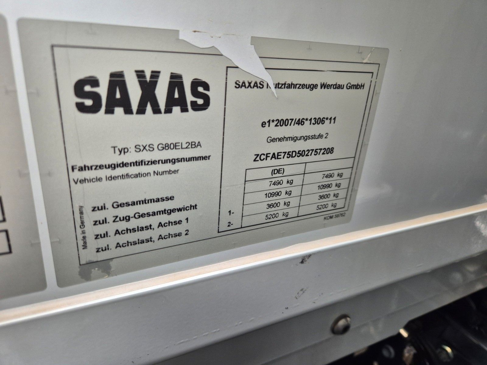 Fahrzeugabbildung Iveco Eurocargo ML75E19/P LBW  Spoiler Klima 3 Sitze