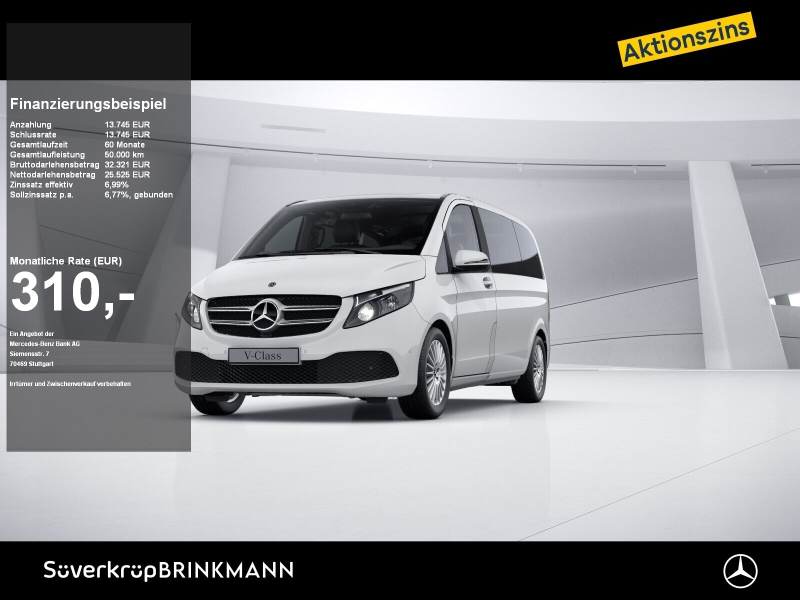 MERCEDES-BENZ V 220 EDITION KOMPAKT LIEGE-PAKET STANDH KLIMA A