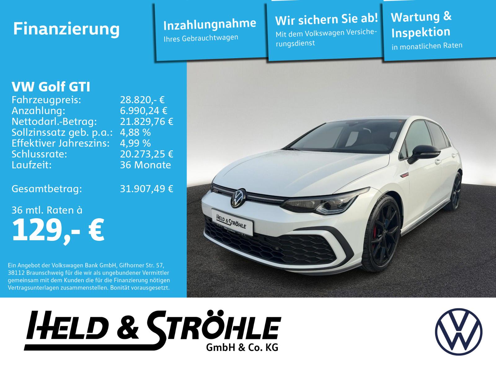 Volkswagen Golf GTI 2.0 TSI DSG BLACK STYLE AHK MATRIX H/K