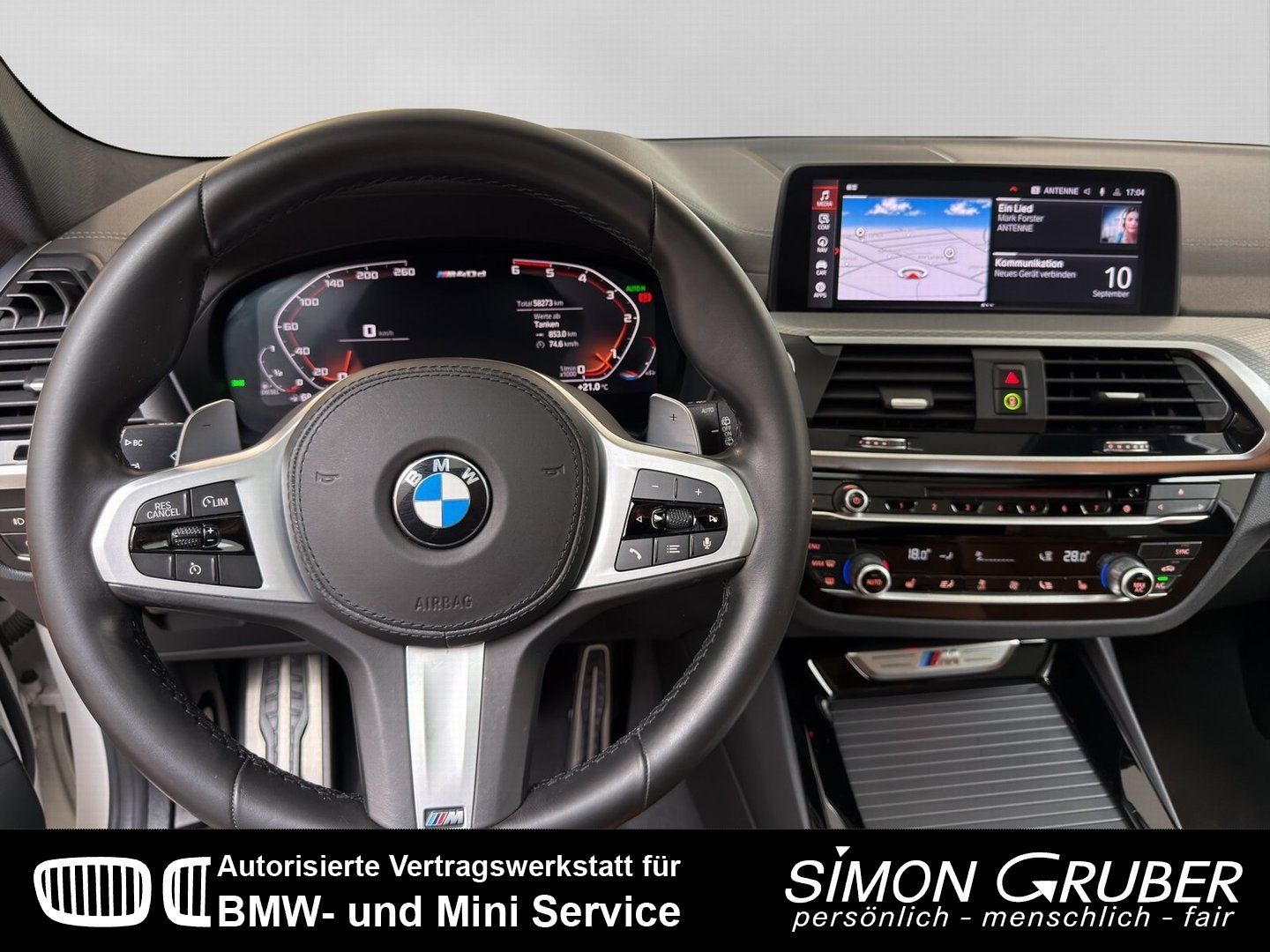 BMW X3 M40d Innovation Pano Leder Hifi AHK 21 Zoll foto 12
