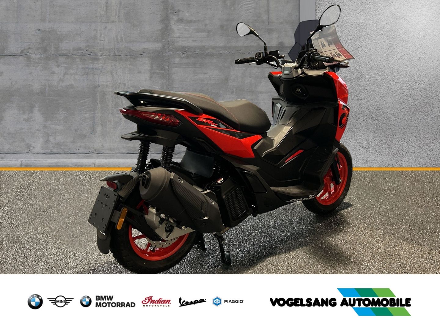 Fahrzeugabbildung Aprilia SR 125 SR-GT Sport, I-Get, Modell 2025, Voll-LED