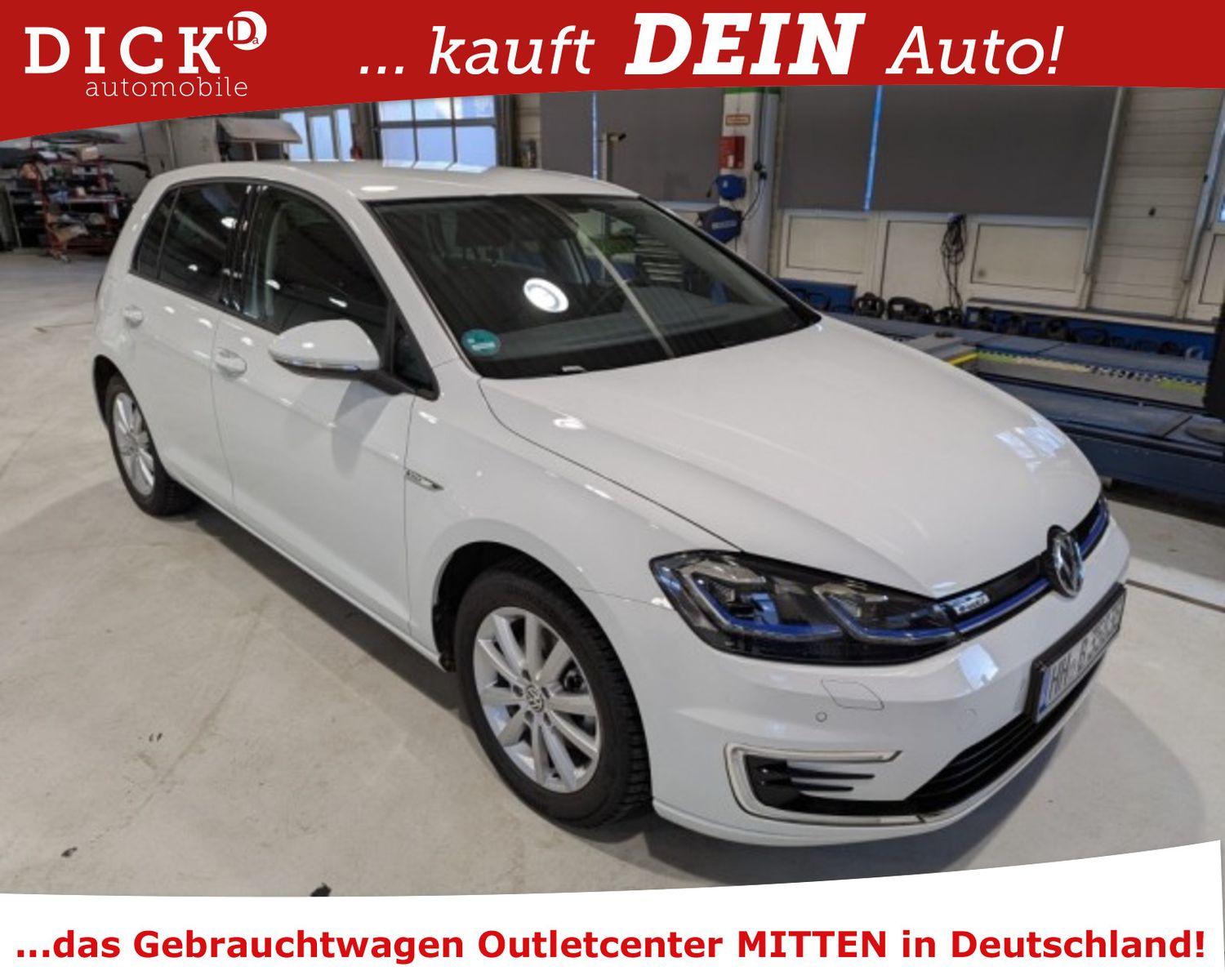 Fahrzeugabbildung Volkswagen Golf VII e Hyb LED/ACC/NAVI+/WÄRMEPUMPE/SHZ/8FA