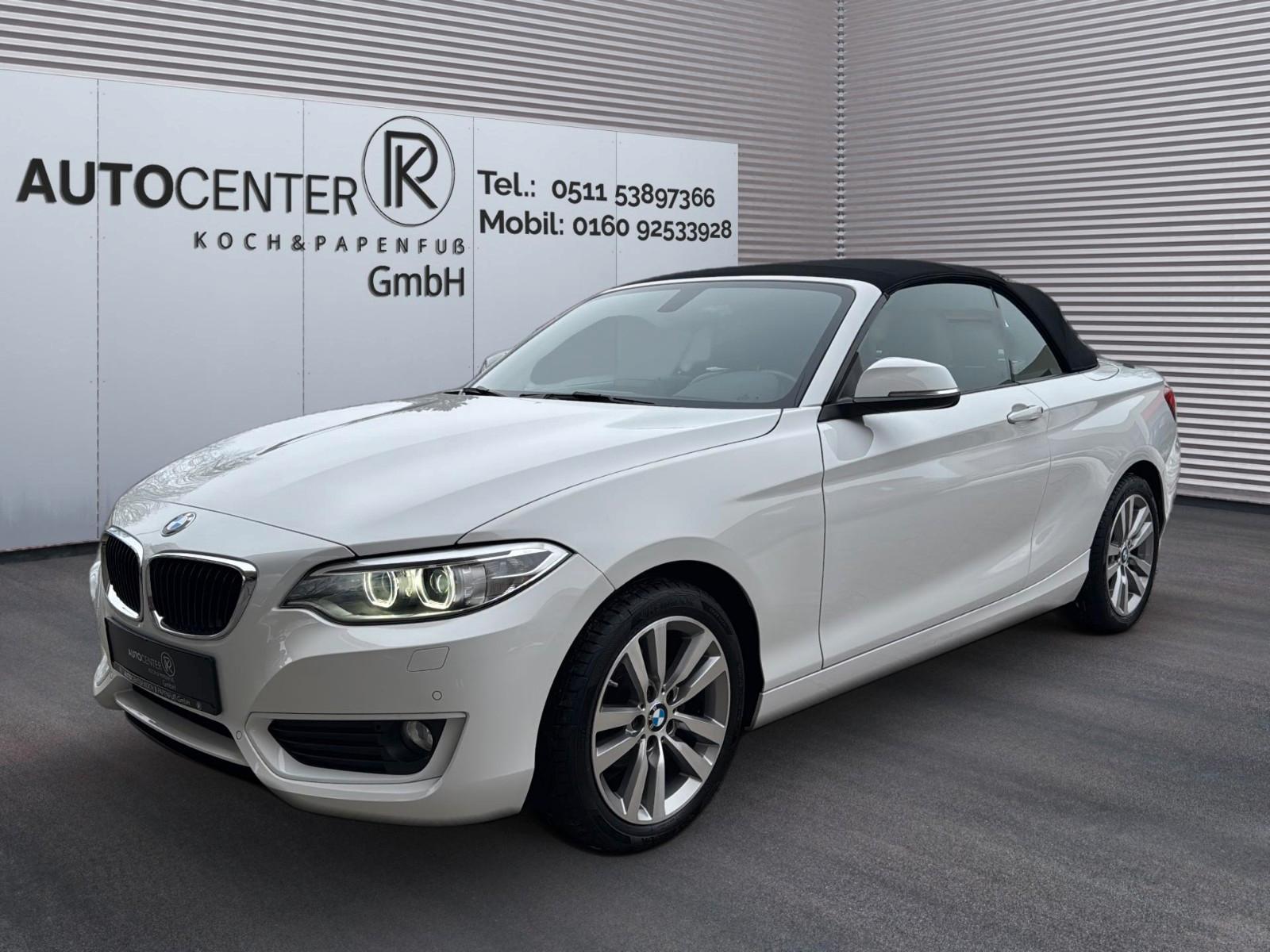 BMW 218  Cabrio 218 d Advantage*NAVI*LEDER*SHZ*