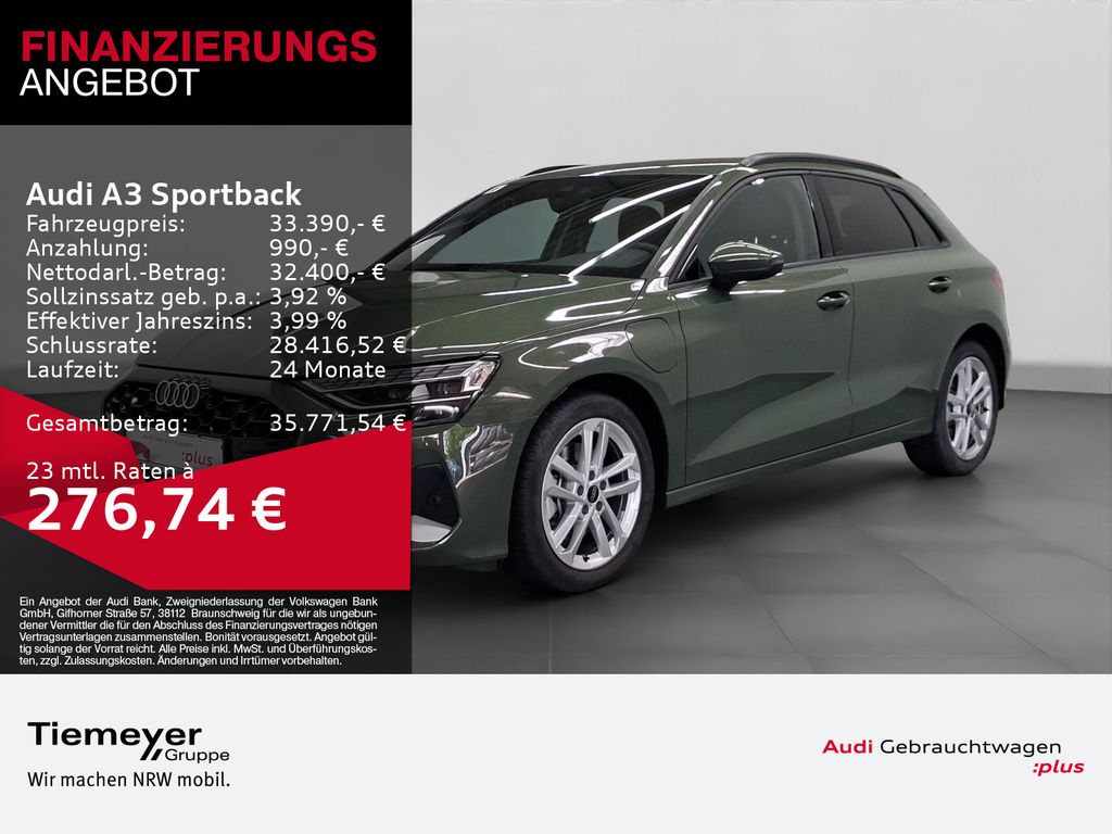 A3 Sportback 40 TFSIe KAMERA AHK NAVO LED