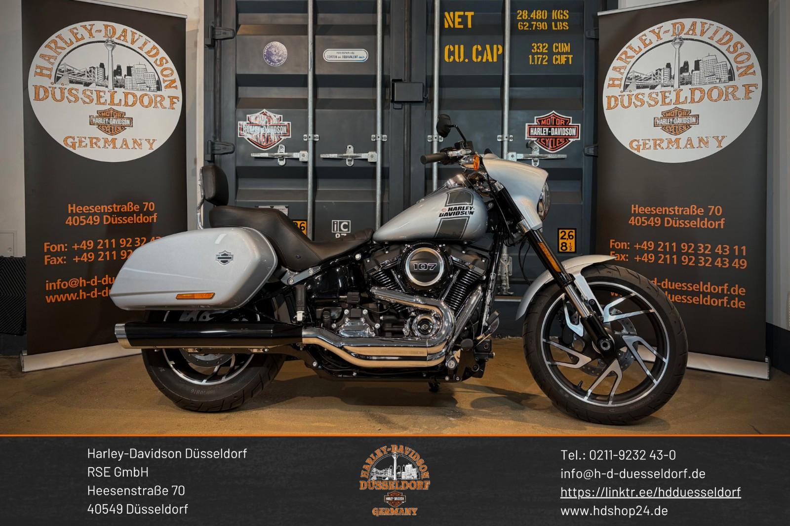 Harley-Davidson FLSB Sport Glide 107-Atlas Silver Metallic
