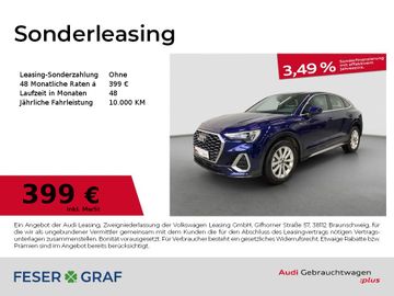Audi Leasingangebot: Audi Q3 Sportback 35 TDI S tronic S Line Navi RFK LED