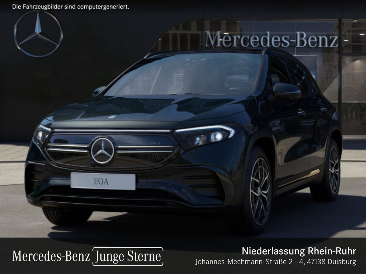 Mercedes-Benz EQA 350 4M AMG/Night/Fahrass/Pano/Volldig/AHK foto 2