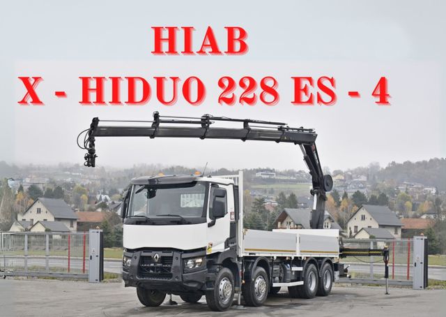 Renault C 430 * HIAB X - HIDUO 228 ES - 4 + FUNK * 8x4