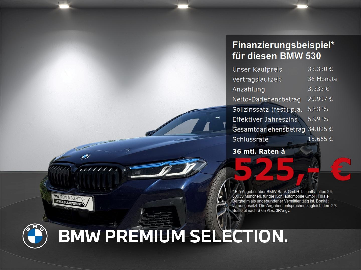 BMW 530 d xDrive M Sport Pro Driving Assistant Profe