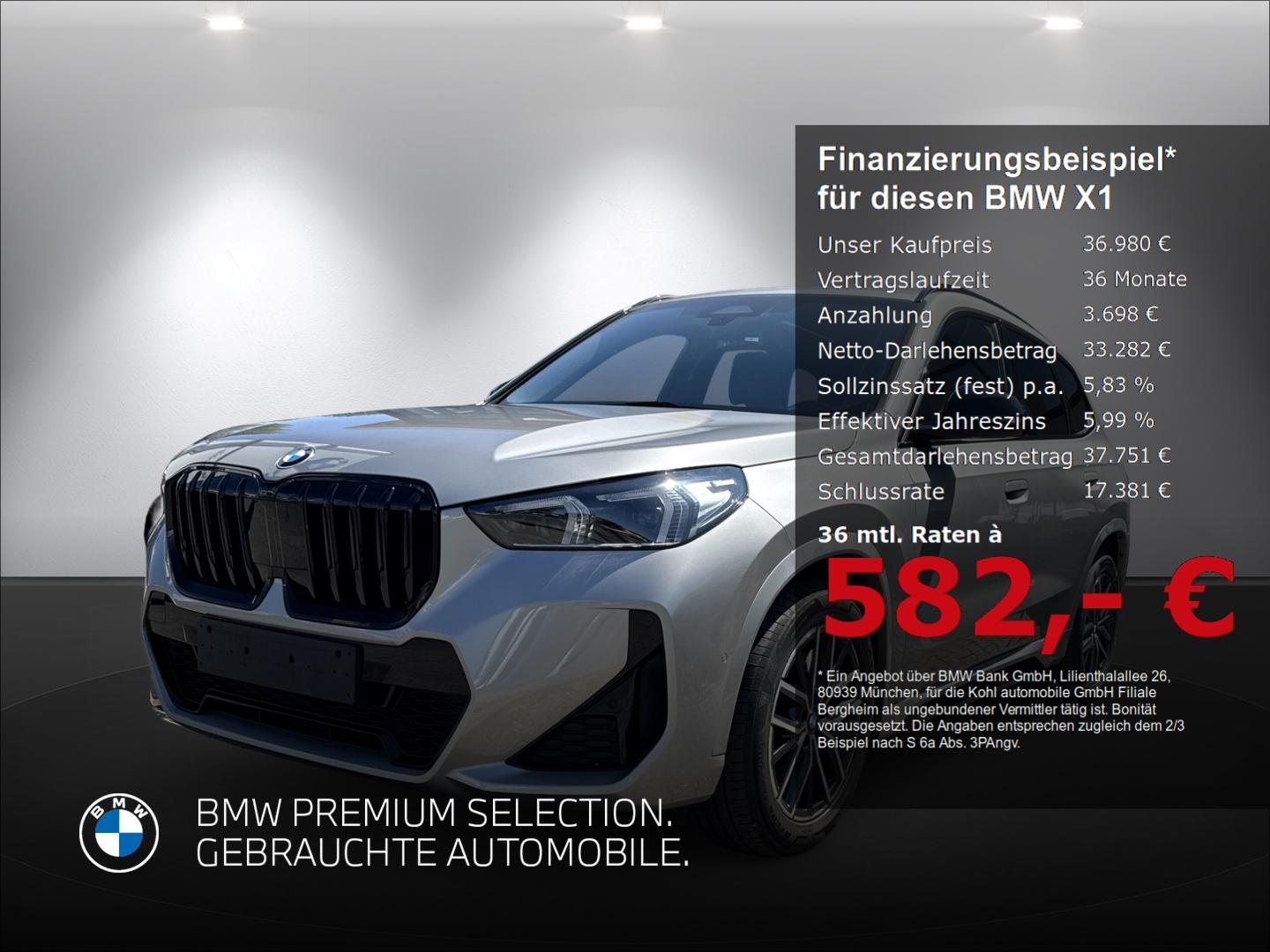 BMW X1 xDrive 23d M Sport Anhängerkupplung Panorama 