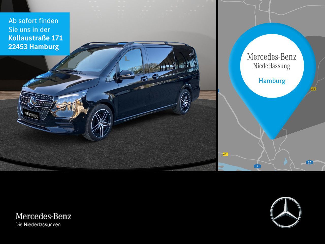 MERCEDES-BENZ V 250 d Lang STYLE+AMG+9G+AHK+StandHZ+Navi+DIS