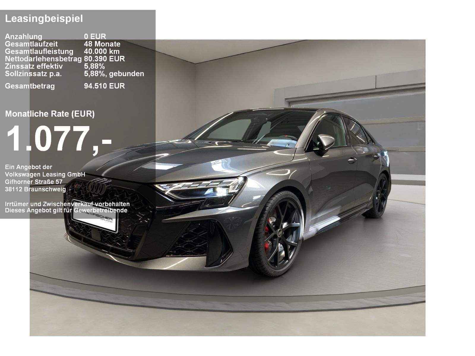 Audi RS 3 Limousine 2.5 quattro W TFSI ACC AUT Kam.