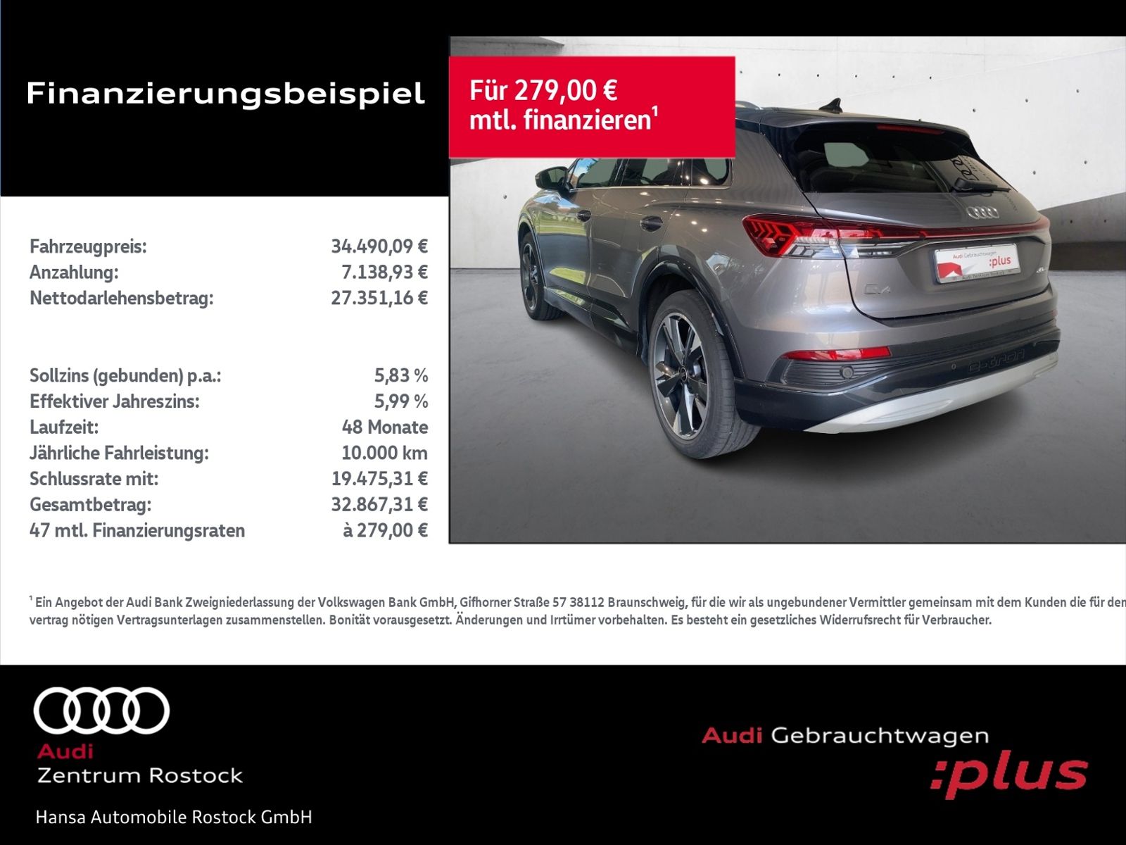 Audi Q4 40 e-tron+Navi+Led+Virt Cock+Ambiente+Shz+Tem imagem 3