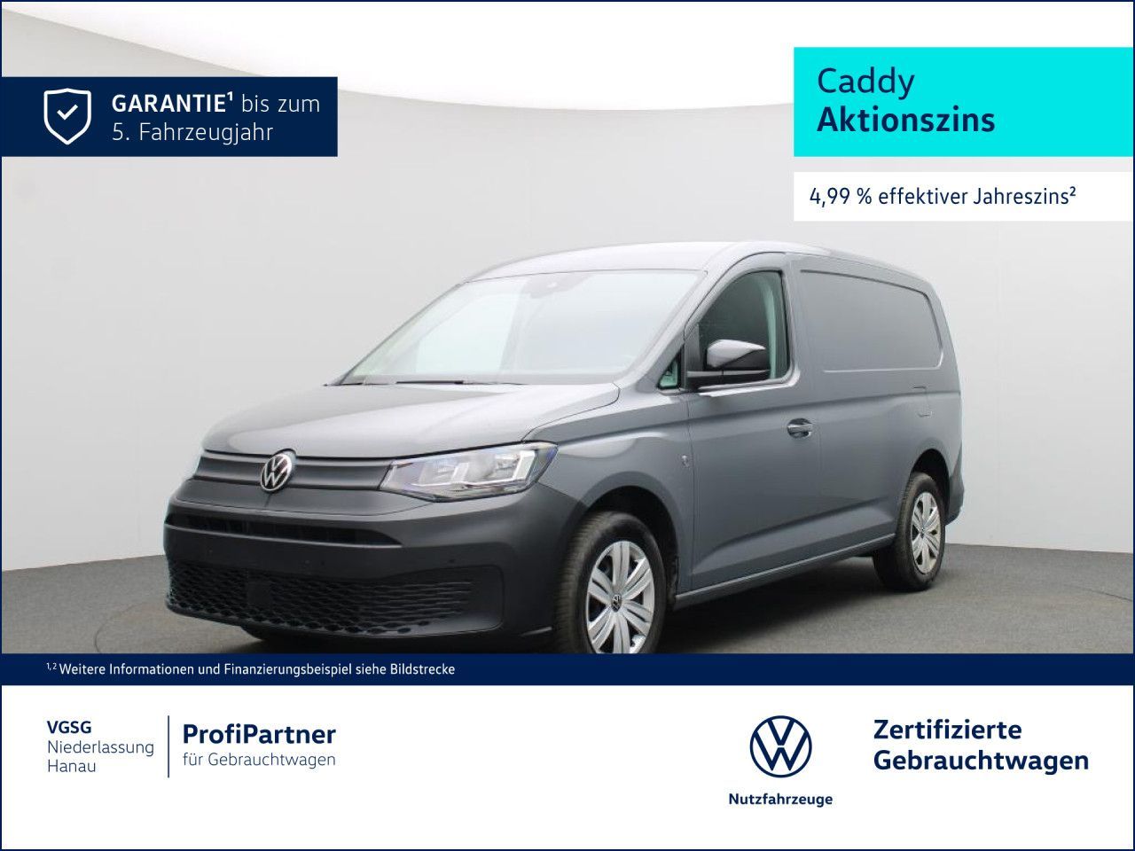 Volkswagen Caddy Maxi Cargo Vorb. AHK Kamera Sitzhzg. Klima