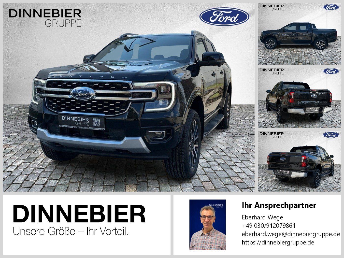 Ford Ranger DoKa 3.0l Ecoblue Platinum 177 kW