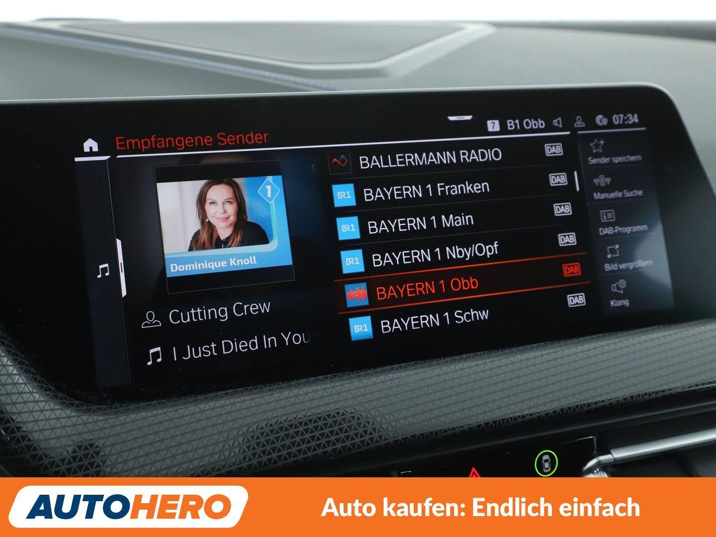 BMW 118 1er 118i M Sport Aut.*NAVI*VC*HUD*TEMPO*CAM*PDC*, миниатюра 19