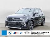 Volkswagen T-Cross 1.0 TSI R-Line AHK ACC NAVI MATRIX-LED - mit Benzin-Antrieb: Schwarz, mit Navigationssystem