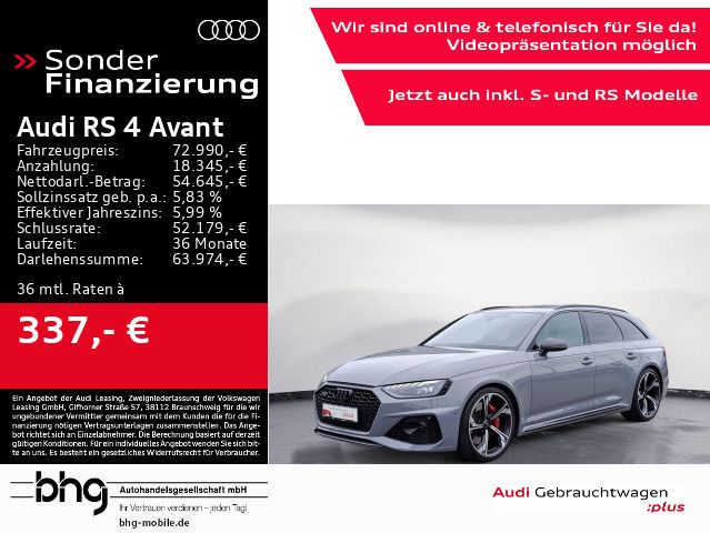 Audi RS4 Avant quattro tiptronic RS Essentials SportP