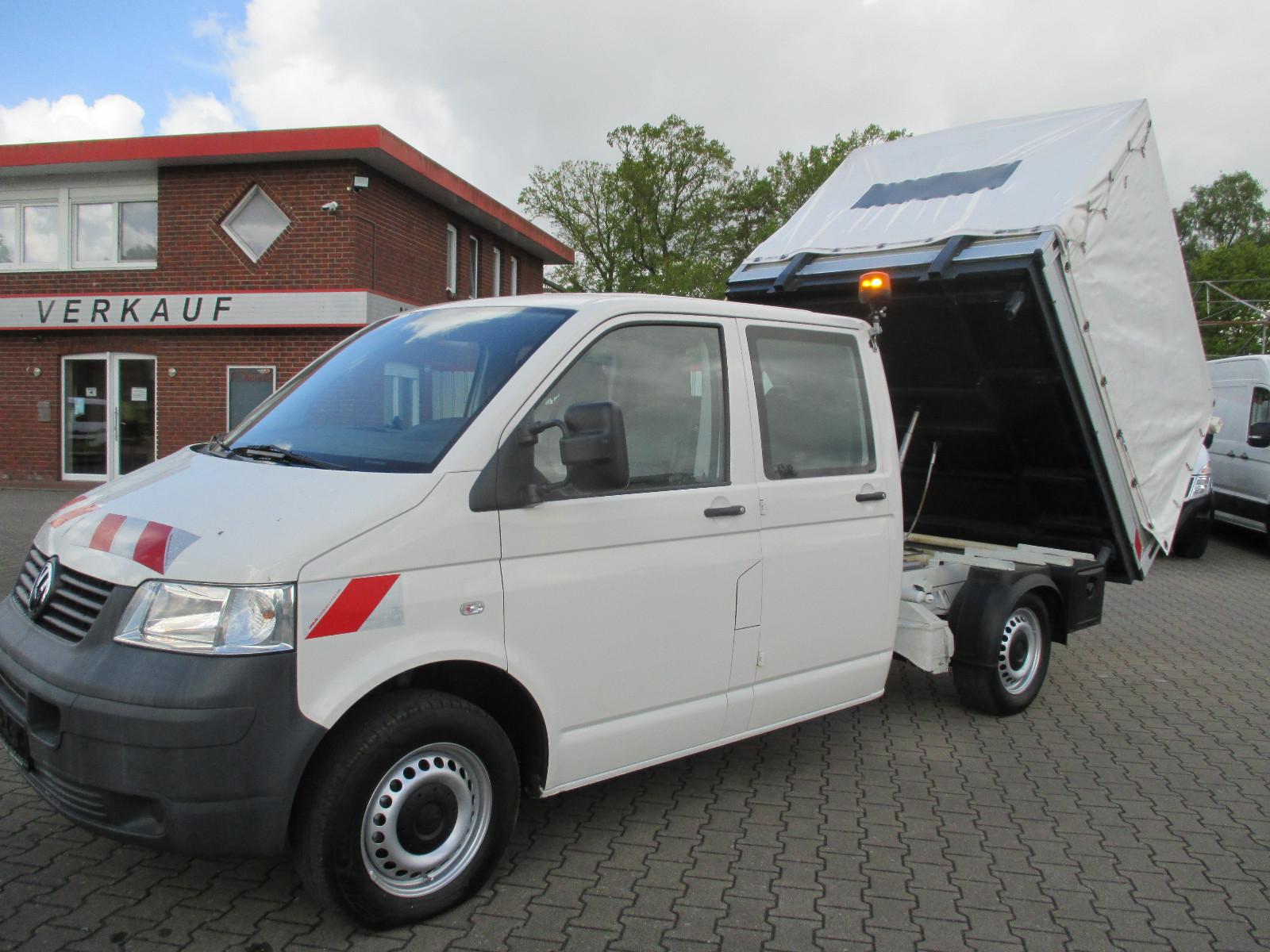 Volkswagen T5 DoKa Pritsche  -Kipper 1,9TDI /Klima