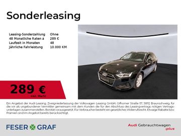 Audi Leasingangebot: Audi A4 Av. 35 TFSI S tronic LED/PDC+/Navi+/SHZ/CarPl