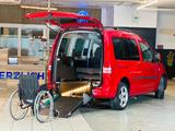 Volkswagen Caddy-DSG-Behindertengerecht-Rampe - rote Volkswagen Caddy